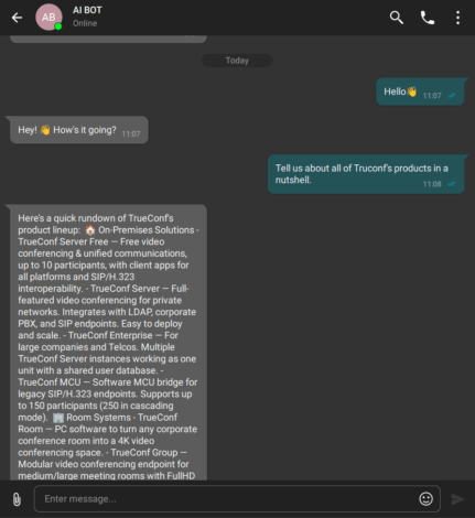 How to use TrueСonf bots with the OpenClaw AI agent 22